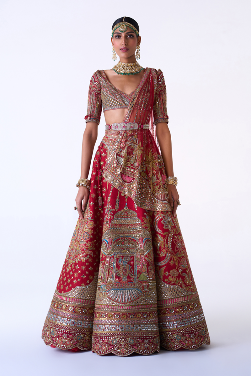 Sulaksahna Monga Bridal Divine Tales Lehenga - Indian Clothes in Dallas ...