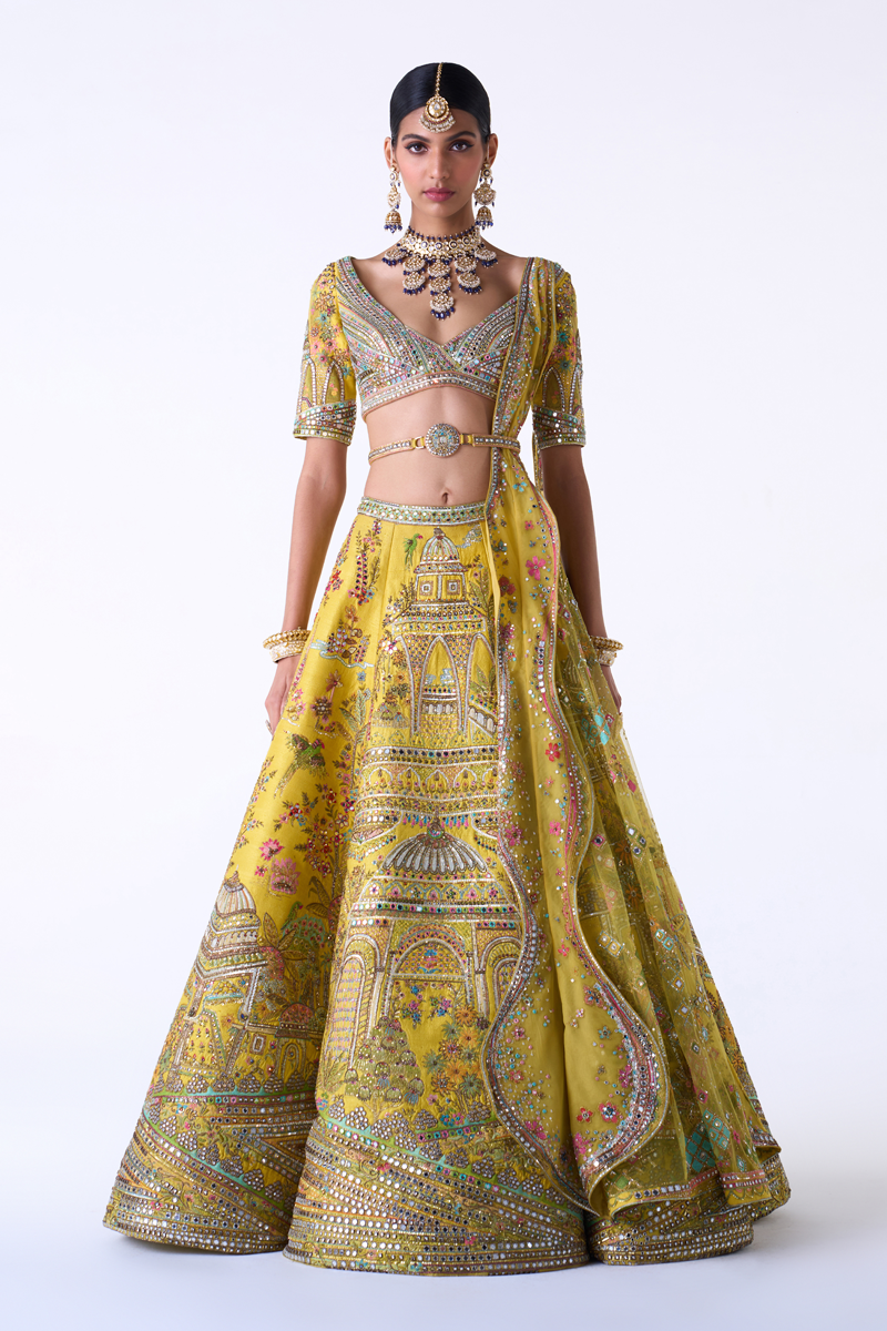 Sulakshana Monga Melody of Vrindavan Bridal Lehenga - Indian Clothes in ...